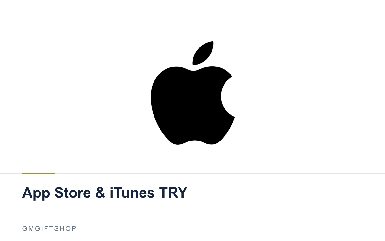 App Store & iTunes TRY