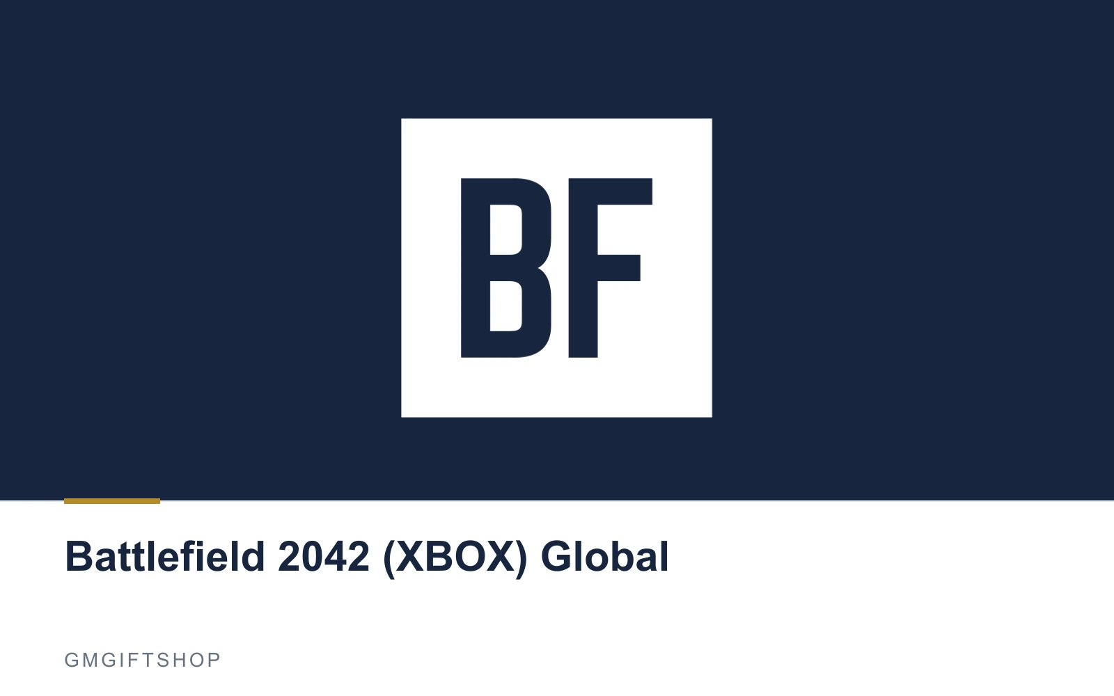 Battlefield 2042 (XBOX) Global