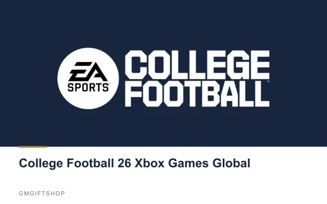 College Football 26 Xbox Games Global