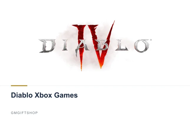 Diablo Xbox Games