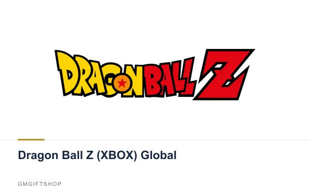 Dragon Ball Z (XBOX) Global