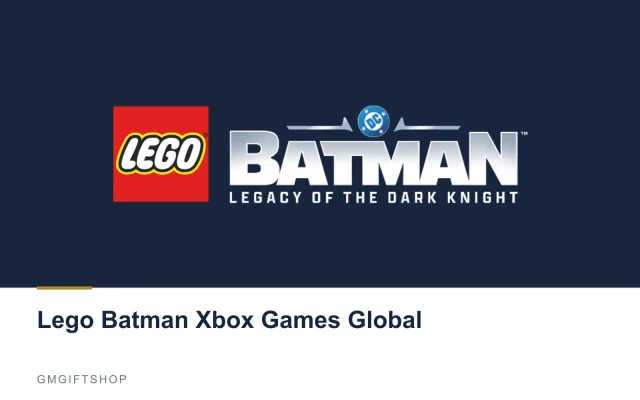 Lego Batman Xbox Games Global