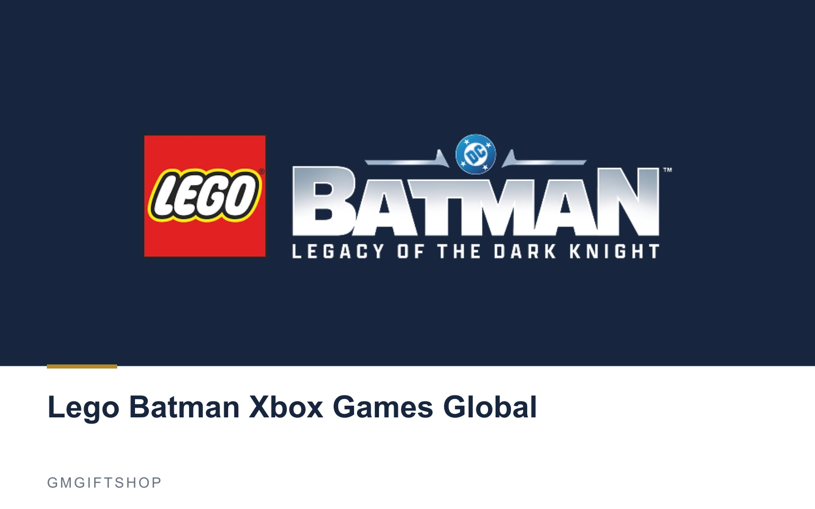 Lego Batman Xbox Games Global