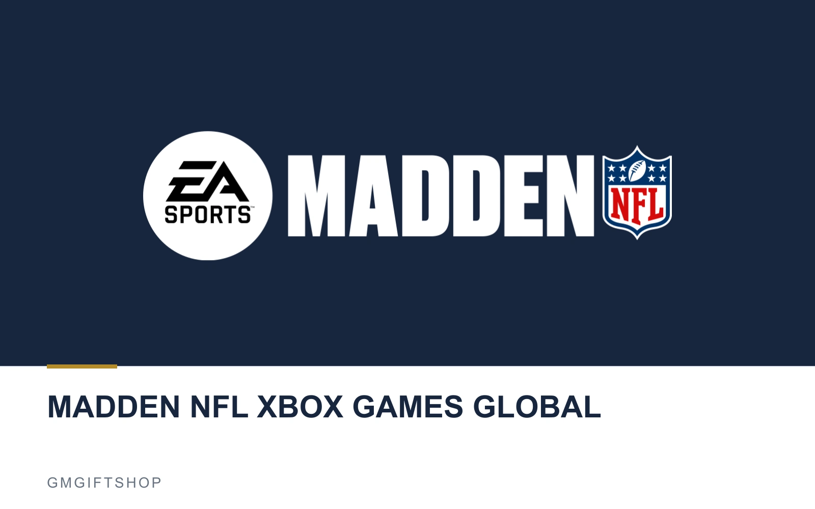 MADDEN NFL XBOX GAMES GLOBAL