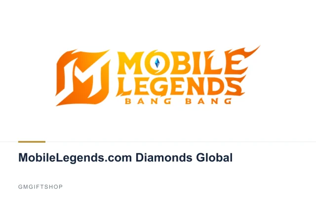 MobileLegends.com Diamonds Global