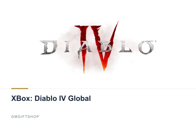 XBox: Diablo IV Global