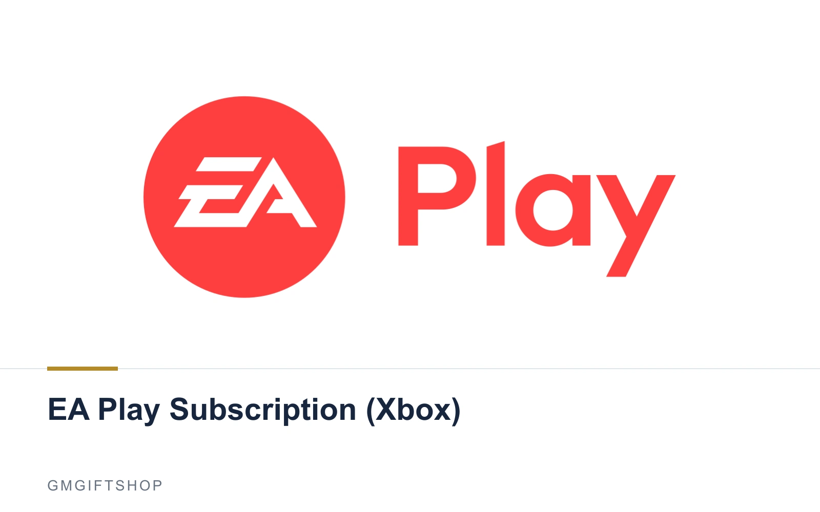 EA Play Subscription (Xbox)