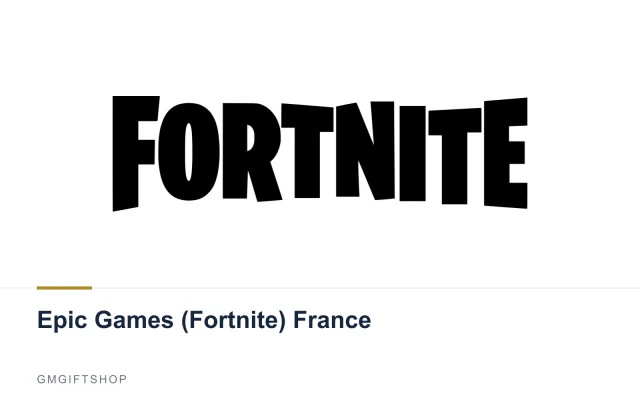 Epic Games (Fortnite) France