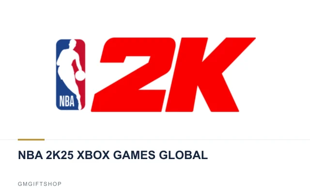 NBA 2K25 XBOX GAMES GLOBAL