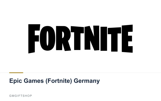 Epic Games (Fortnite) Germany