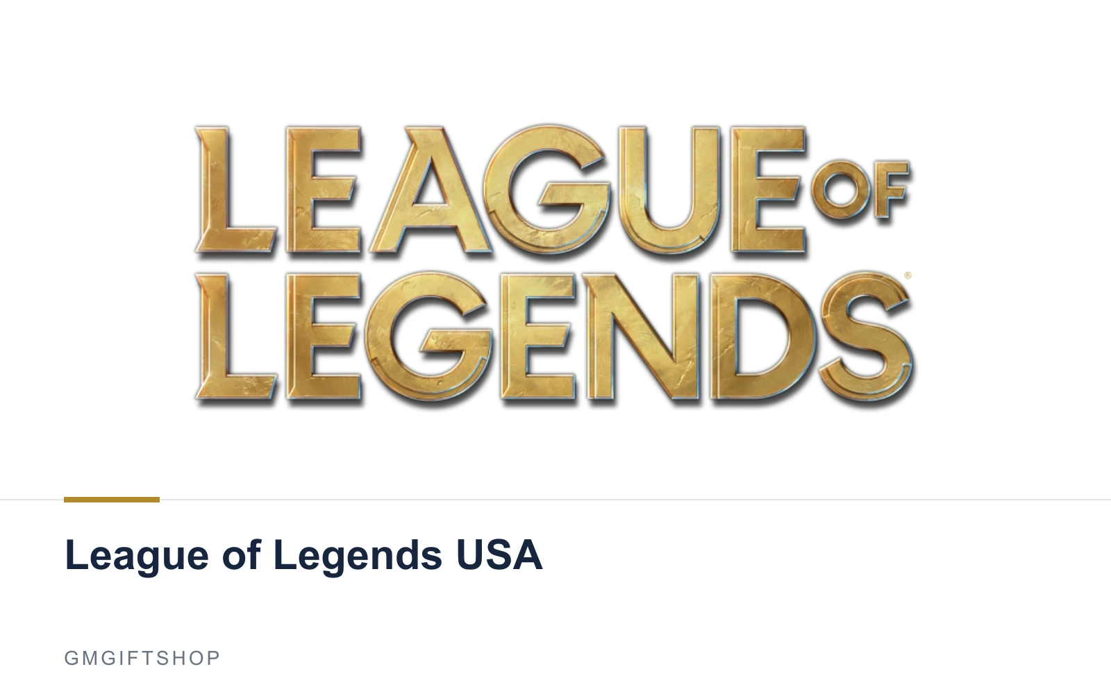 League of Legends USA